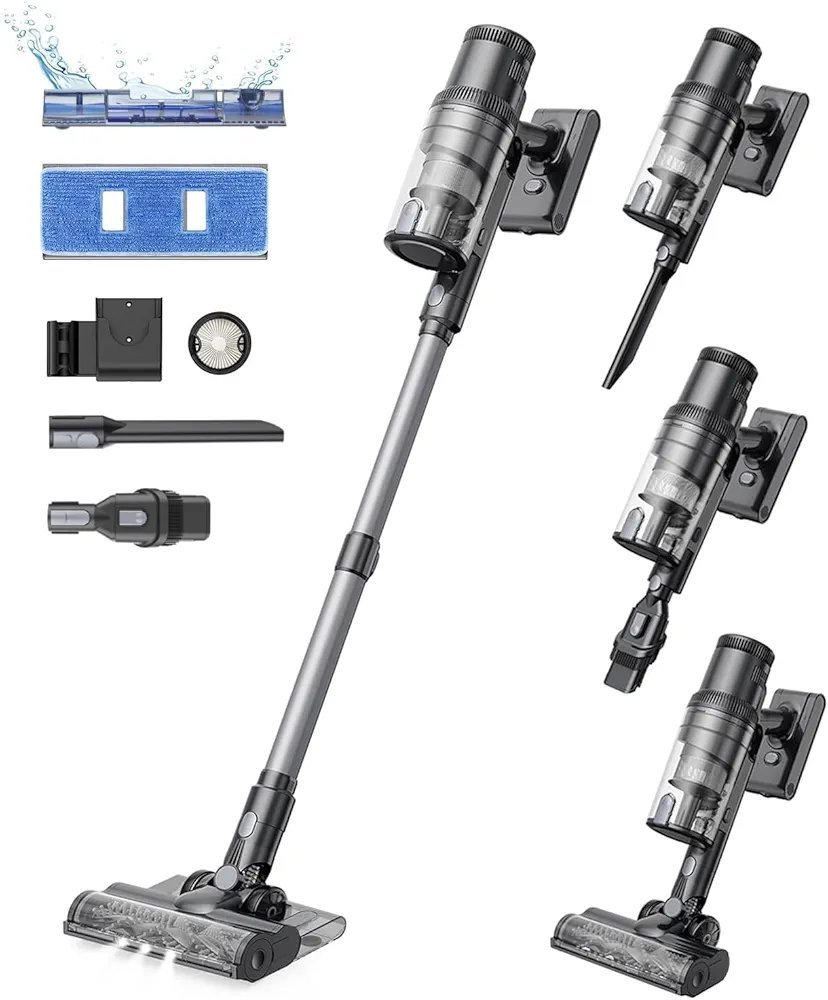 Profsenic P11 Mopping Aspiradora sin Cable y Fregona 2 en 1