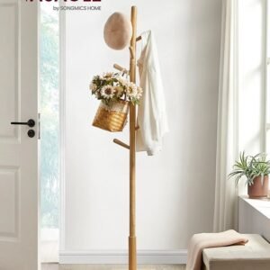 VASAGLE RCR010N01V2 PERCHERO BEIGE NATURAL