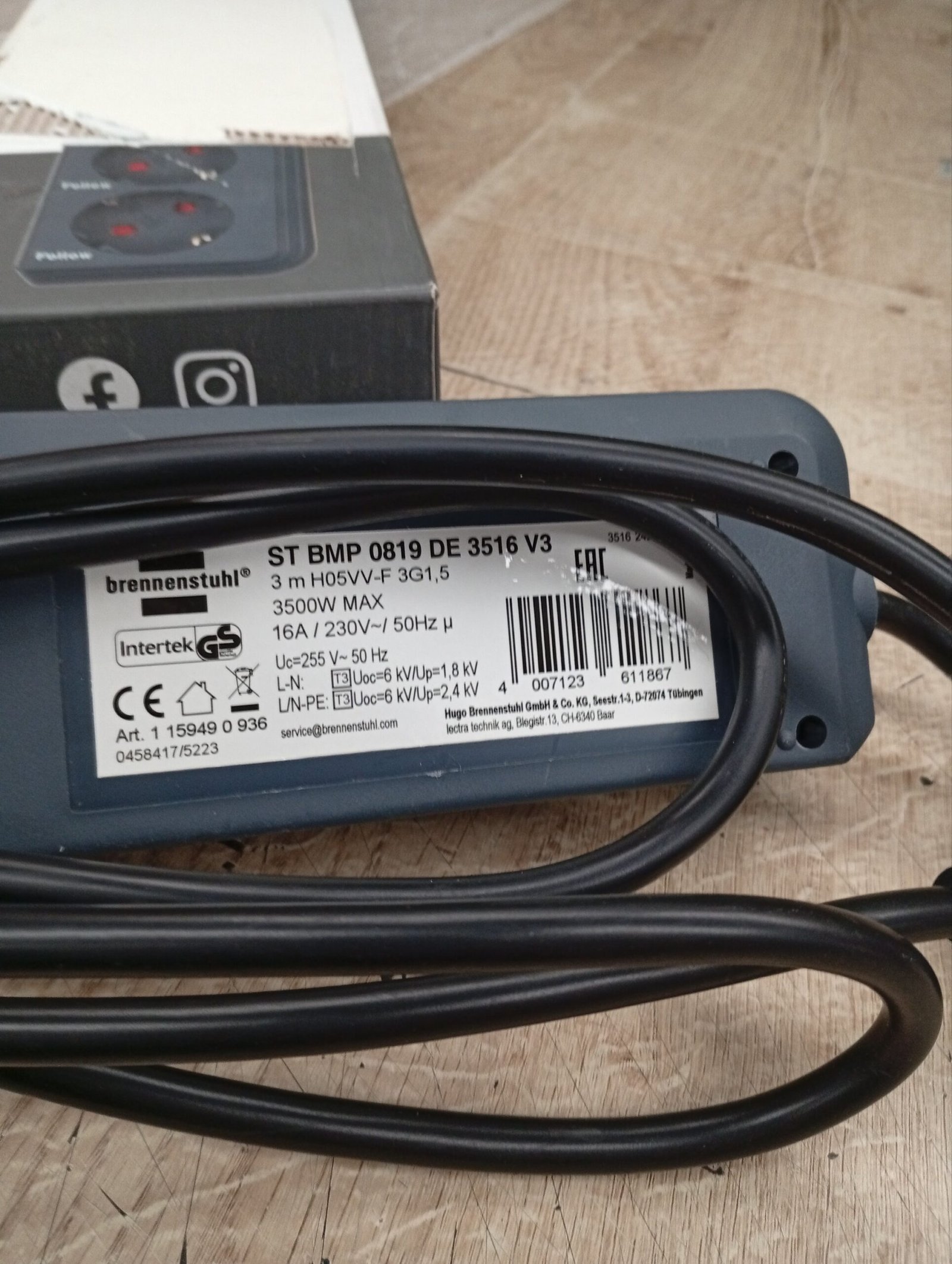 Regleta enchufes - 8 Tomas de Corriente - Brennenstuhl - Imagen 7