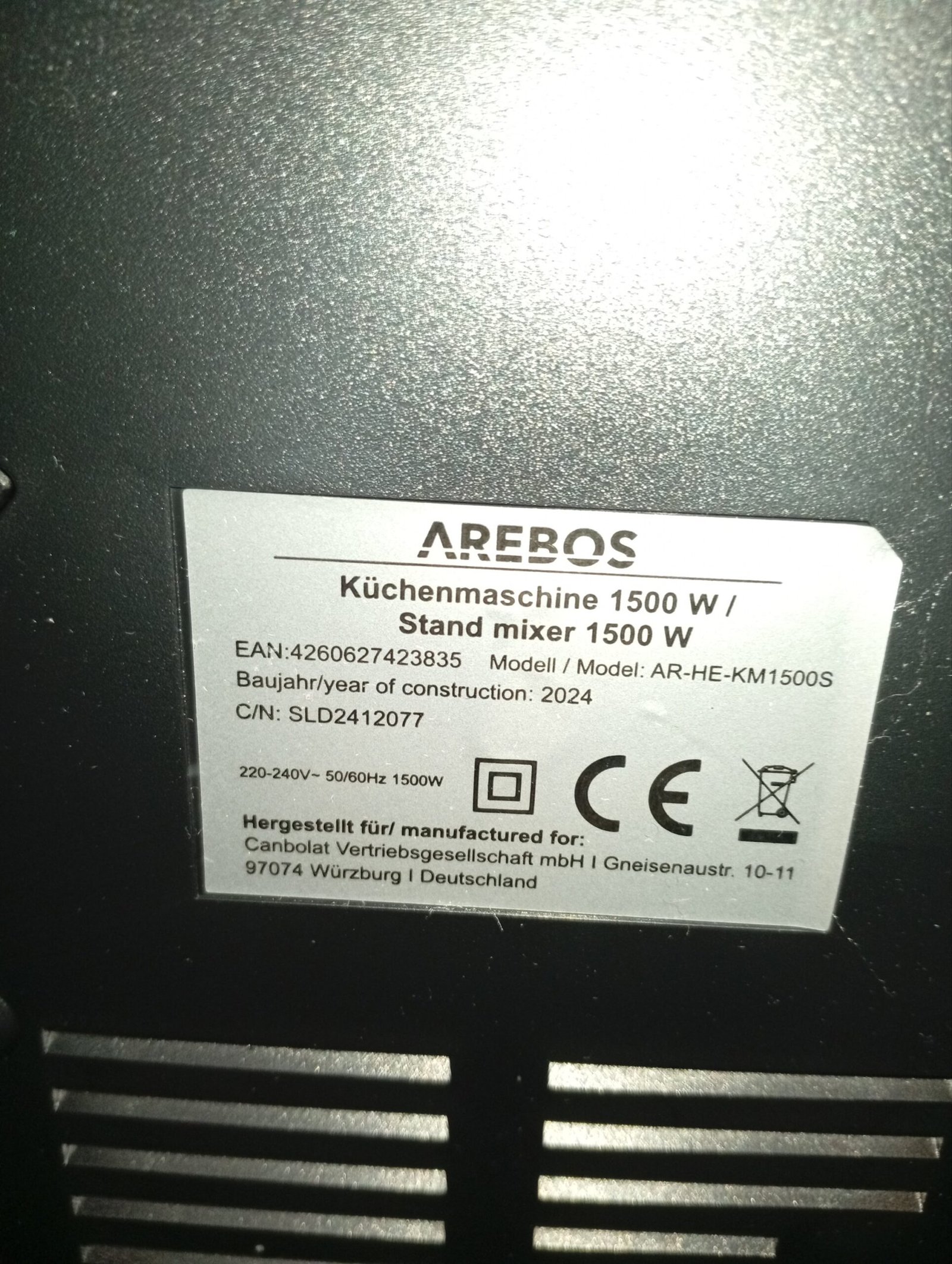 Robot de cocina - 6l - Arebos - Imagen 6