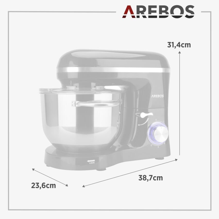 Robot de cocina - 6l - Arebos - Imagen 2