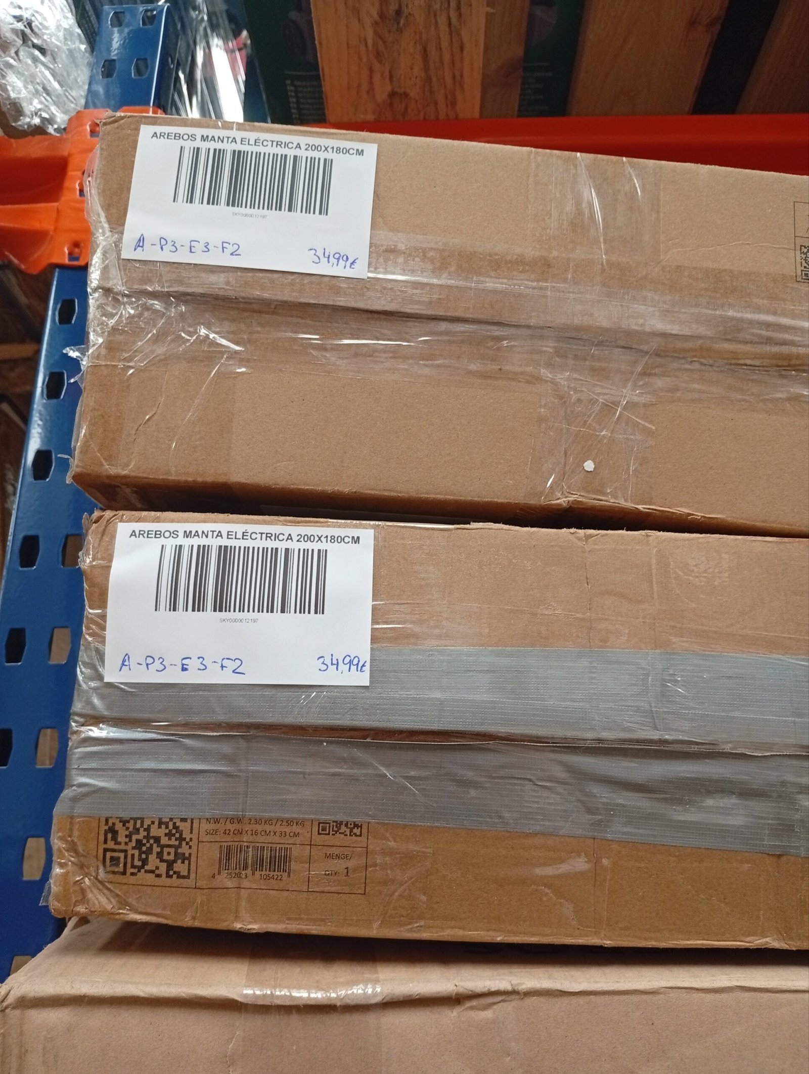 Arebos Manta eléctrica 200x180cm - Imagen 7