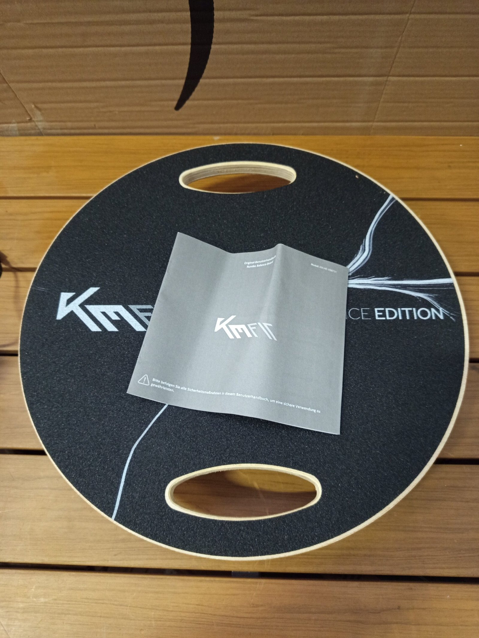 KM-Fit tabla de equilibrio de madera redonda. - Imagen 4