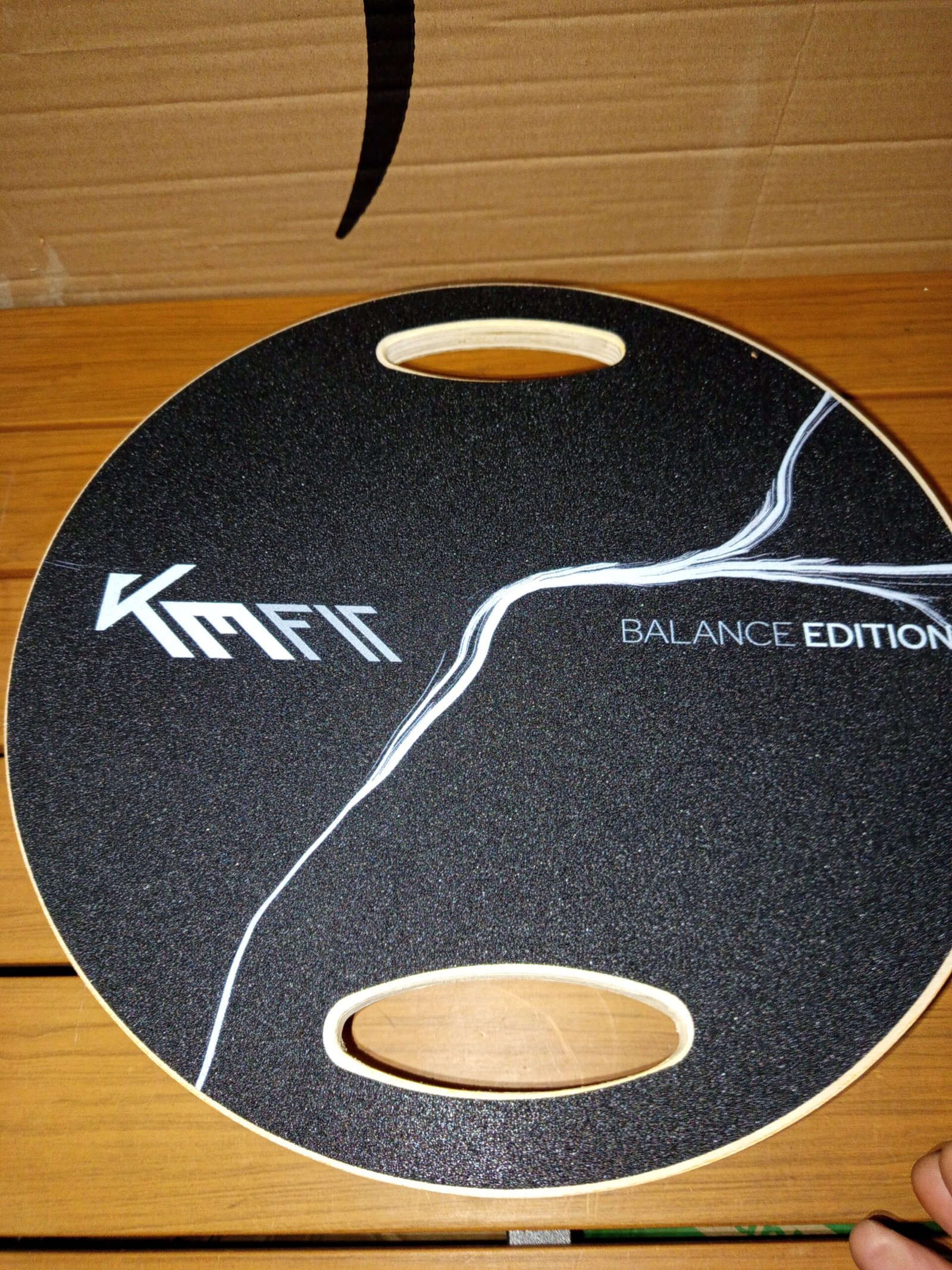 KM-Fit tabla de equilibrio de madera redonda. - Imagen 5