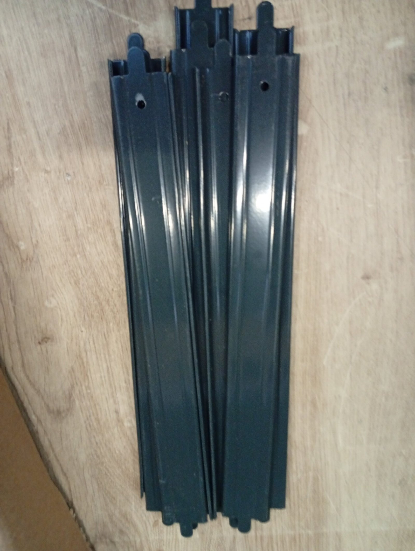 AREBOS Juego de 2 Estanterías Negras. - Imagen 3