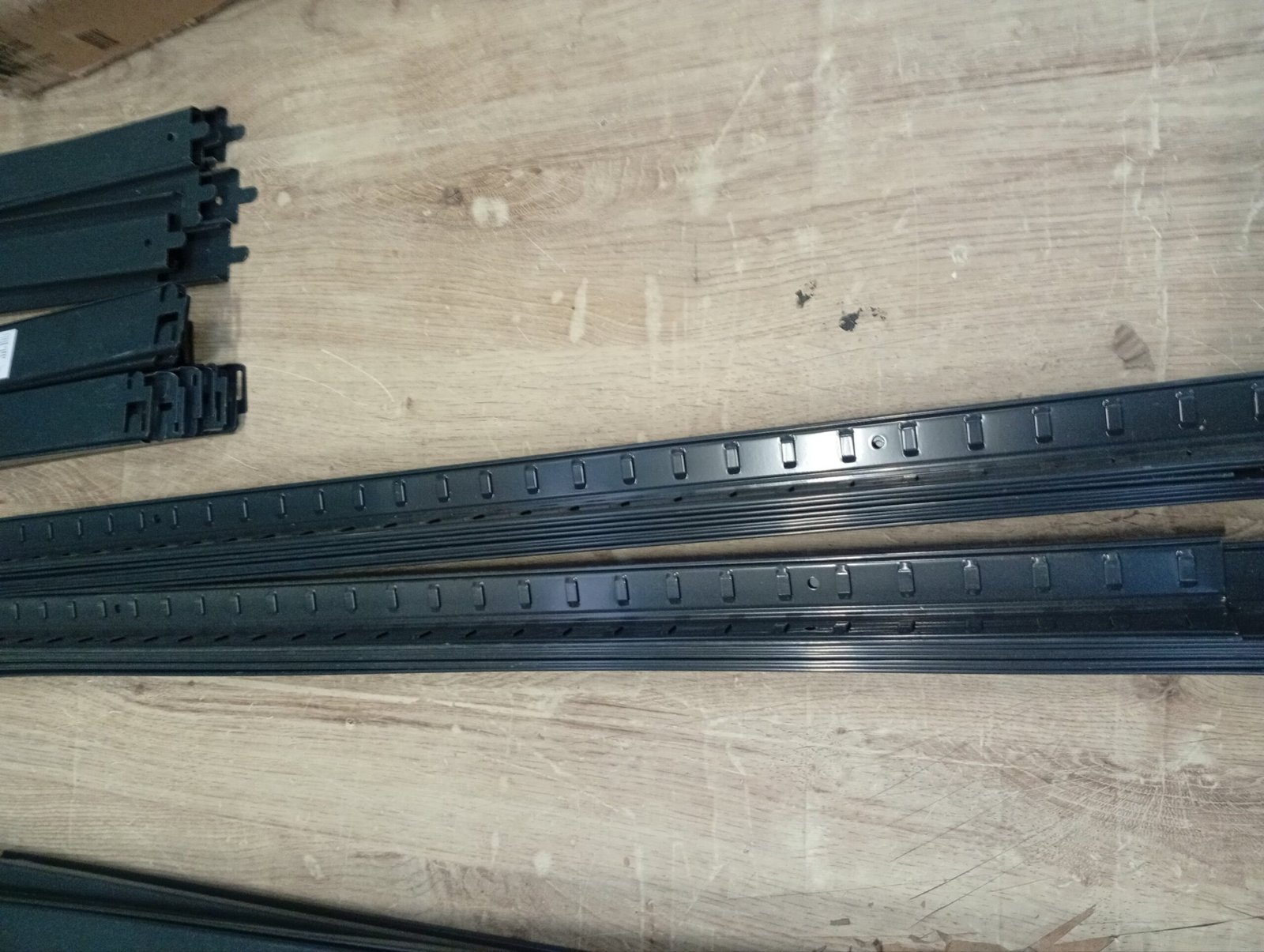 AREBOS Juego de 2 Estanterías Negras. - Imagen 8