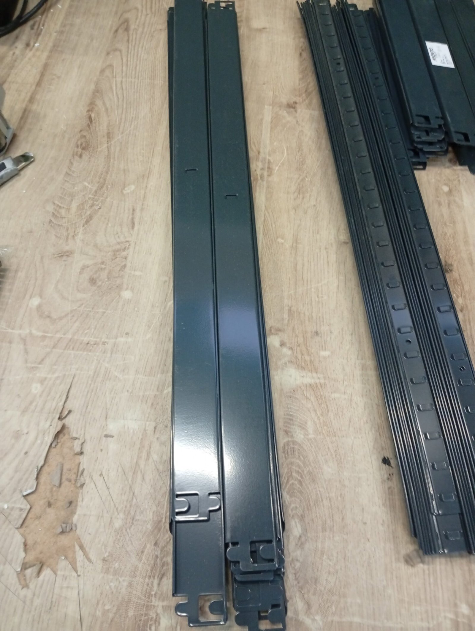 AREBOS Juego de 2 Estanterías Negras. - Imagen 4