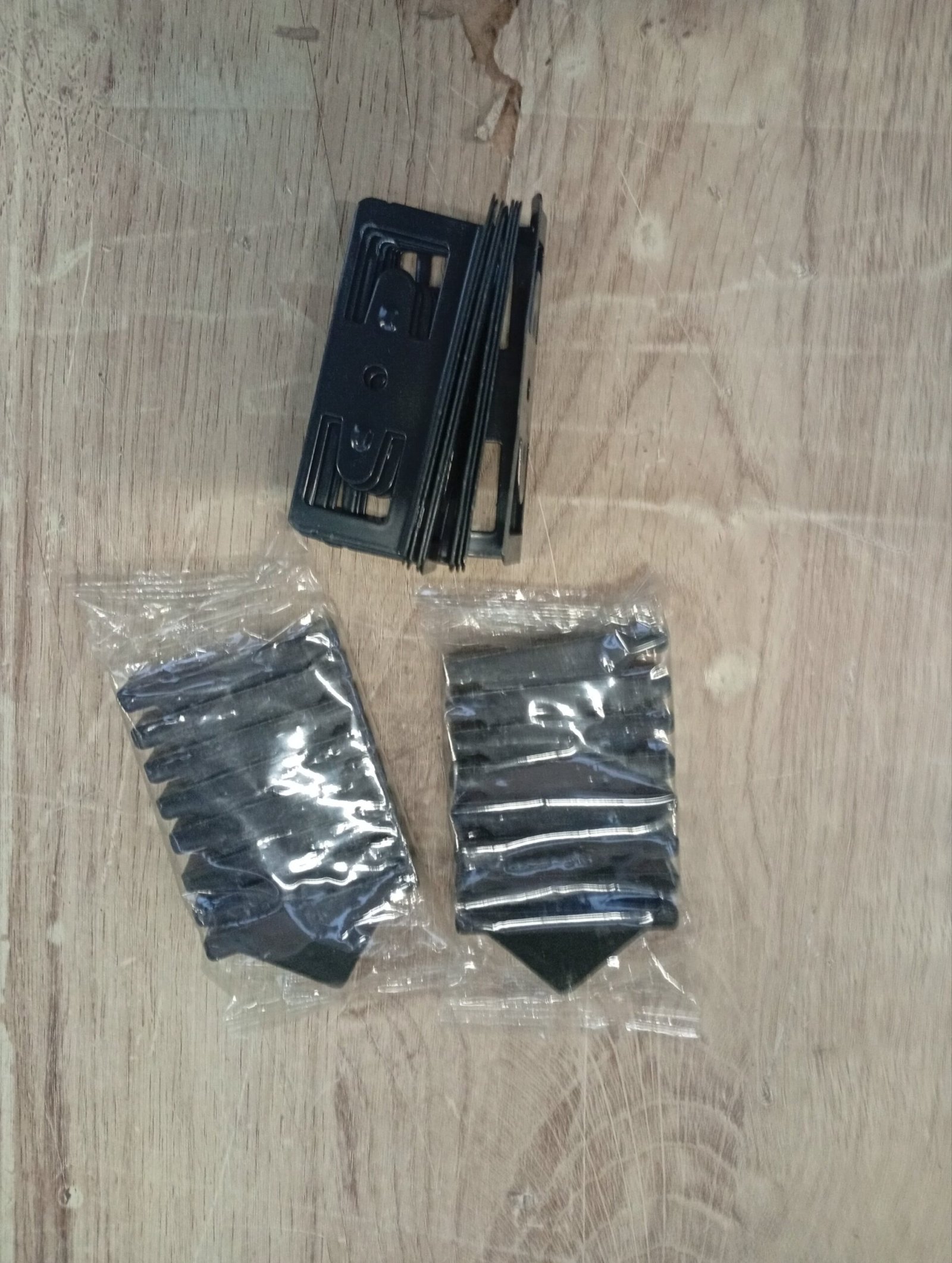 AREBOS Juego de 2 Estanterías Negras. - Imagen 5