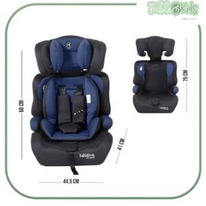 Fablekids, Asiento infantil para coche | Cinturón de seguridad de 3 puntos.