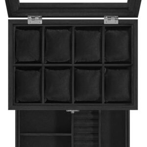 SONGMICS JOW008B02 CAJA DE RELOJES