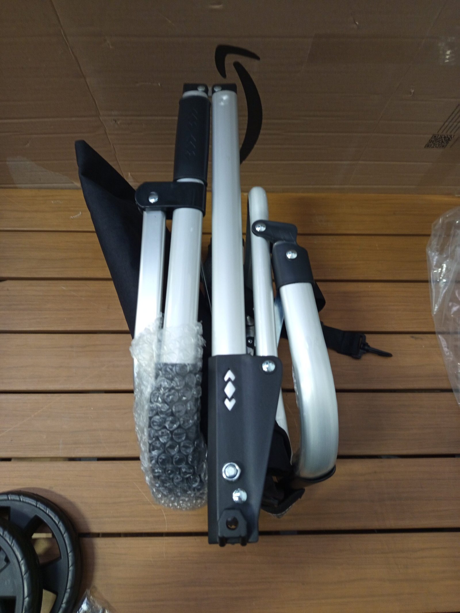 Carrito de la compra 3en1 negro. - Imagen 4