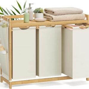 SONGMICS RLH115W01 Cesto para Ropa Sucia