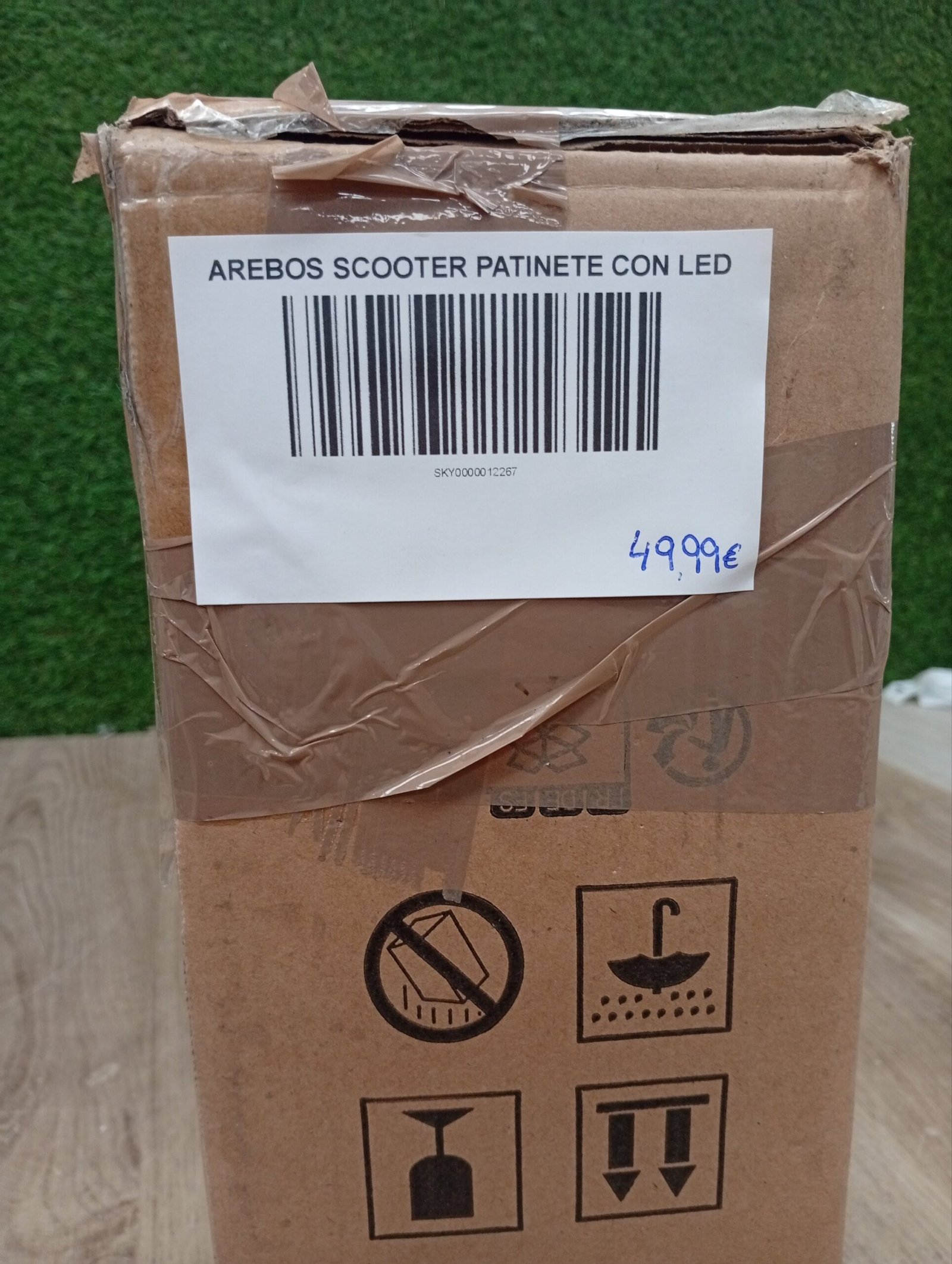 AREBOS Scooter patinete - con LED - Imagen 7