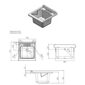Negrari 9056KAM Lavadero de Resina.