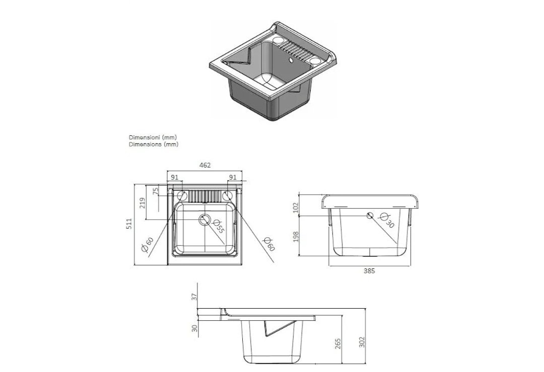 Negrari 9056KAM Lavadero de Resina.