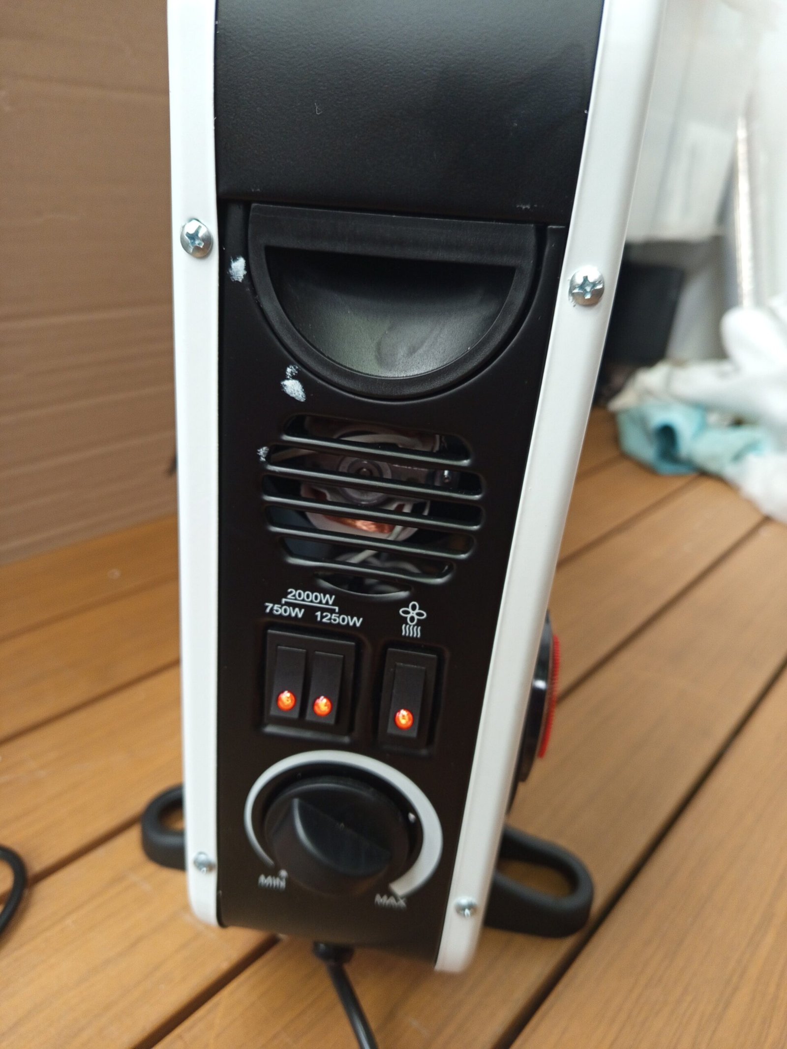 Convector 2000 W blanco Con 3 ajustes de calor ajustables - Imagen 3