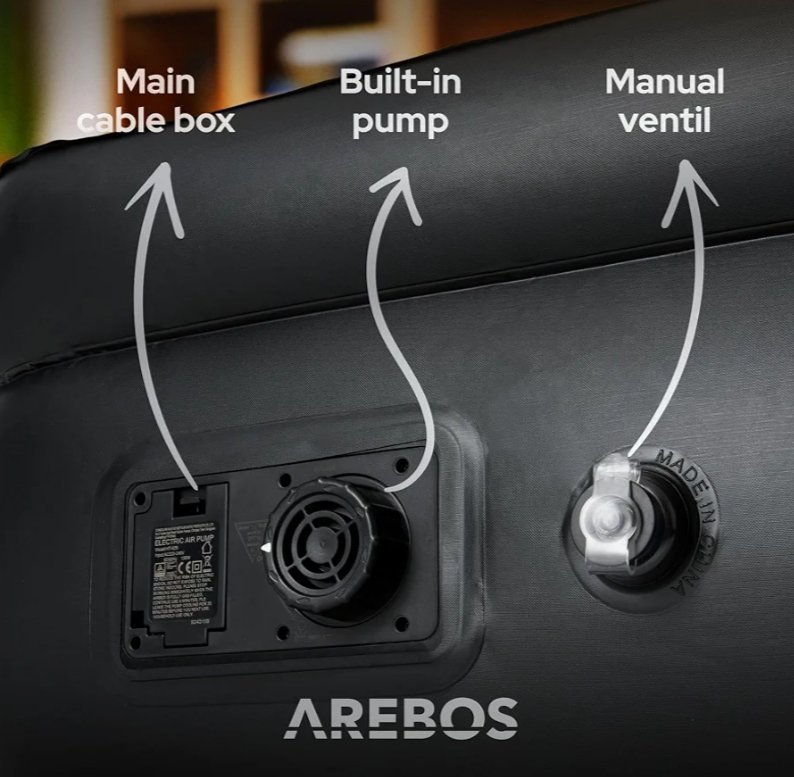 Arebos Colchón Hinchable Cama Hinchable. - Imagen 2