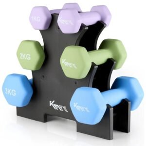KM-Fit Juego de mancuernas 12kg.