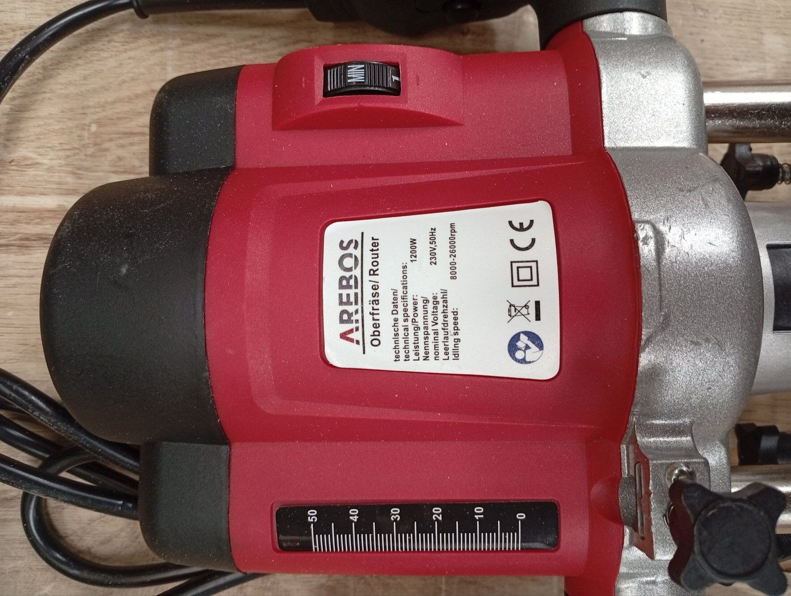 AREBOS Fresadora 1200W. - Imagen 8