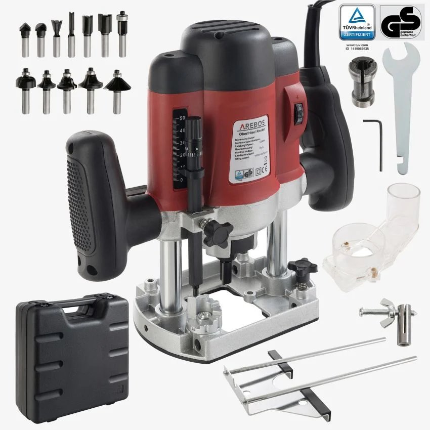 AREBOS Fresadora 1200W. - Imagen 2