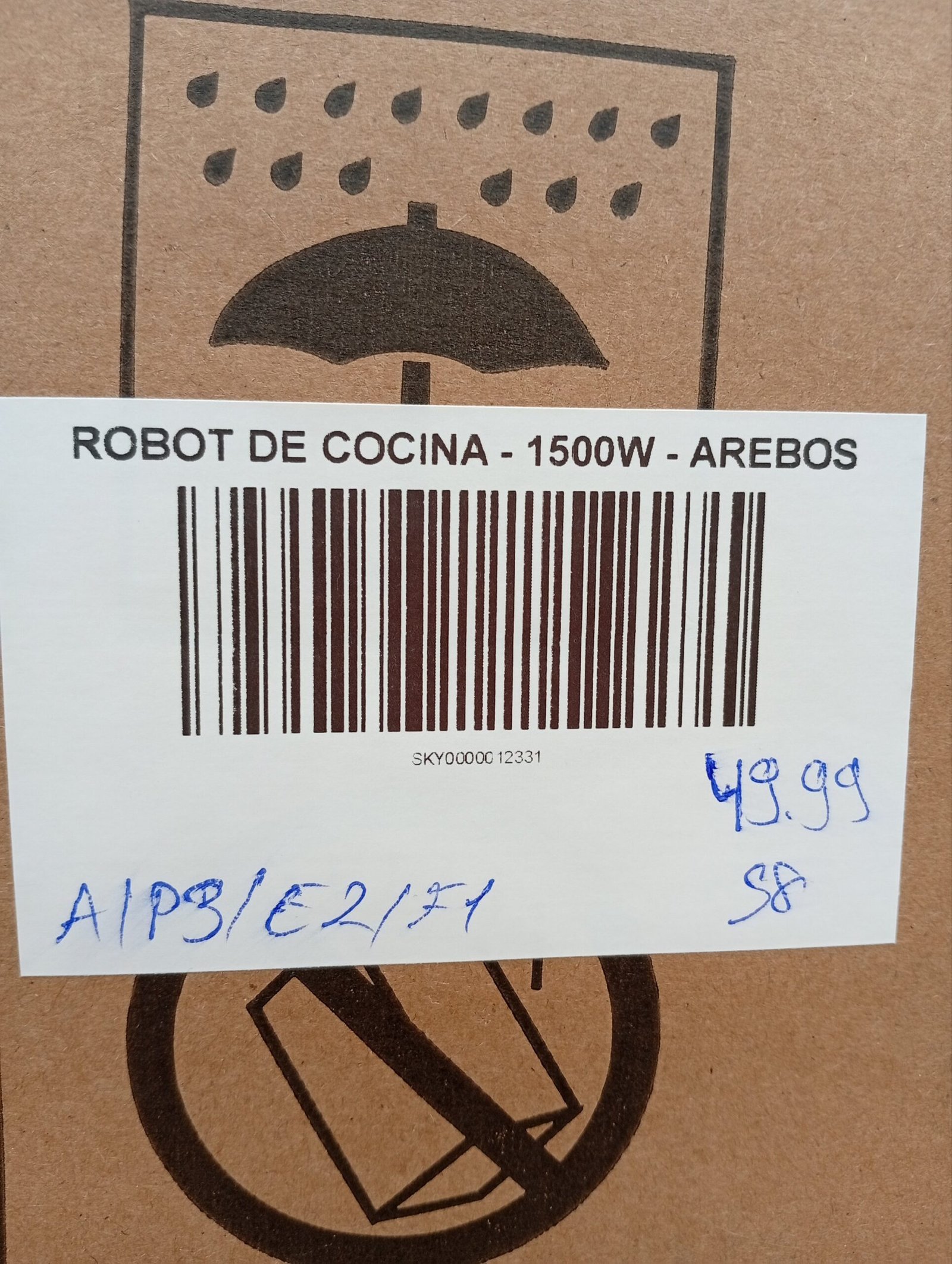 Robot de cocina - 1500W - Arebos - Imagen 8