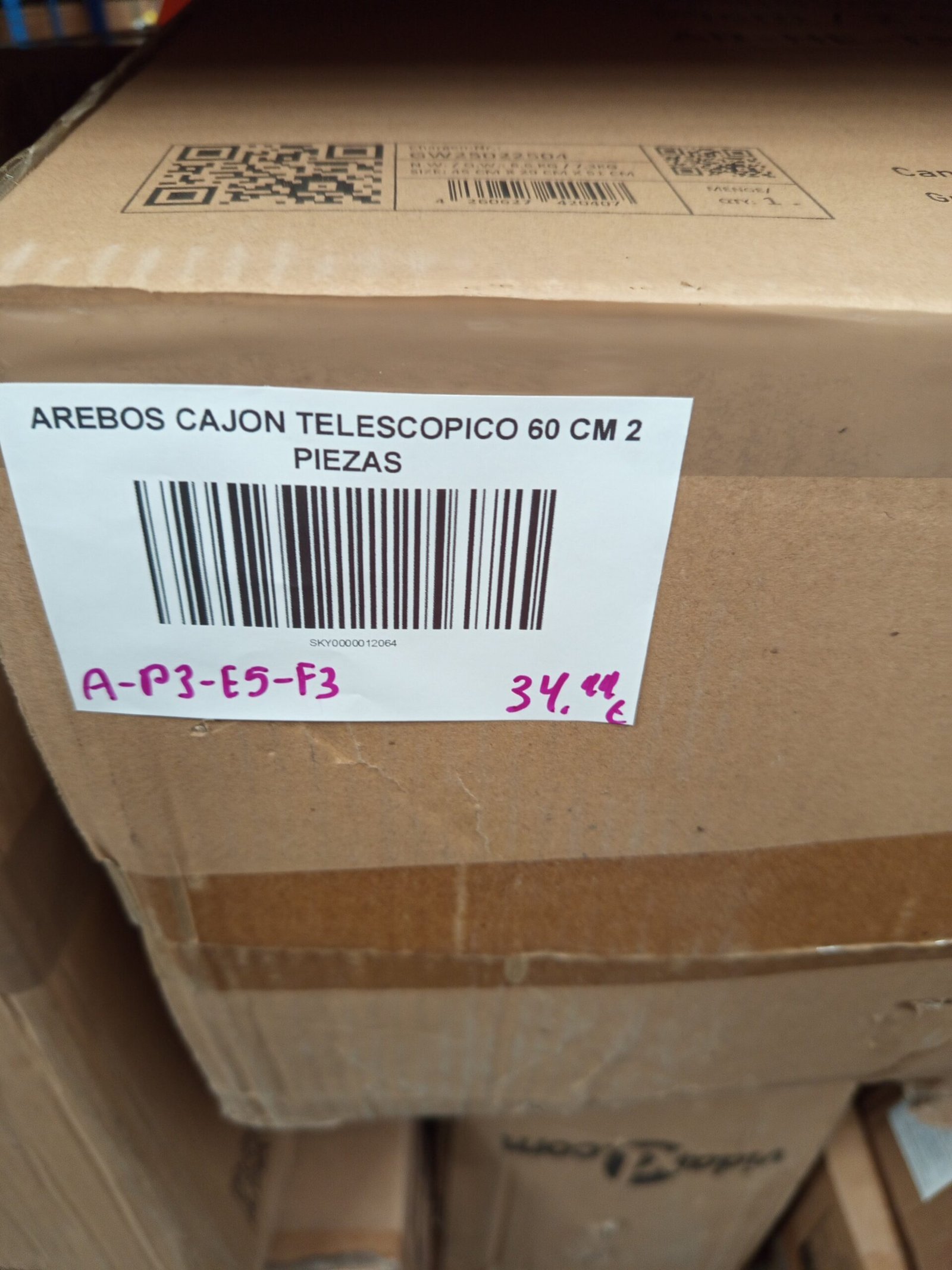 AREBOS Cajon telescopico 60 cm 2 piezas - Imagen 9