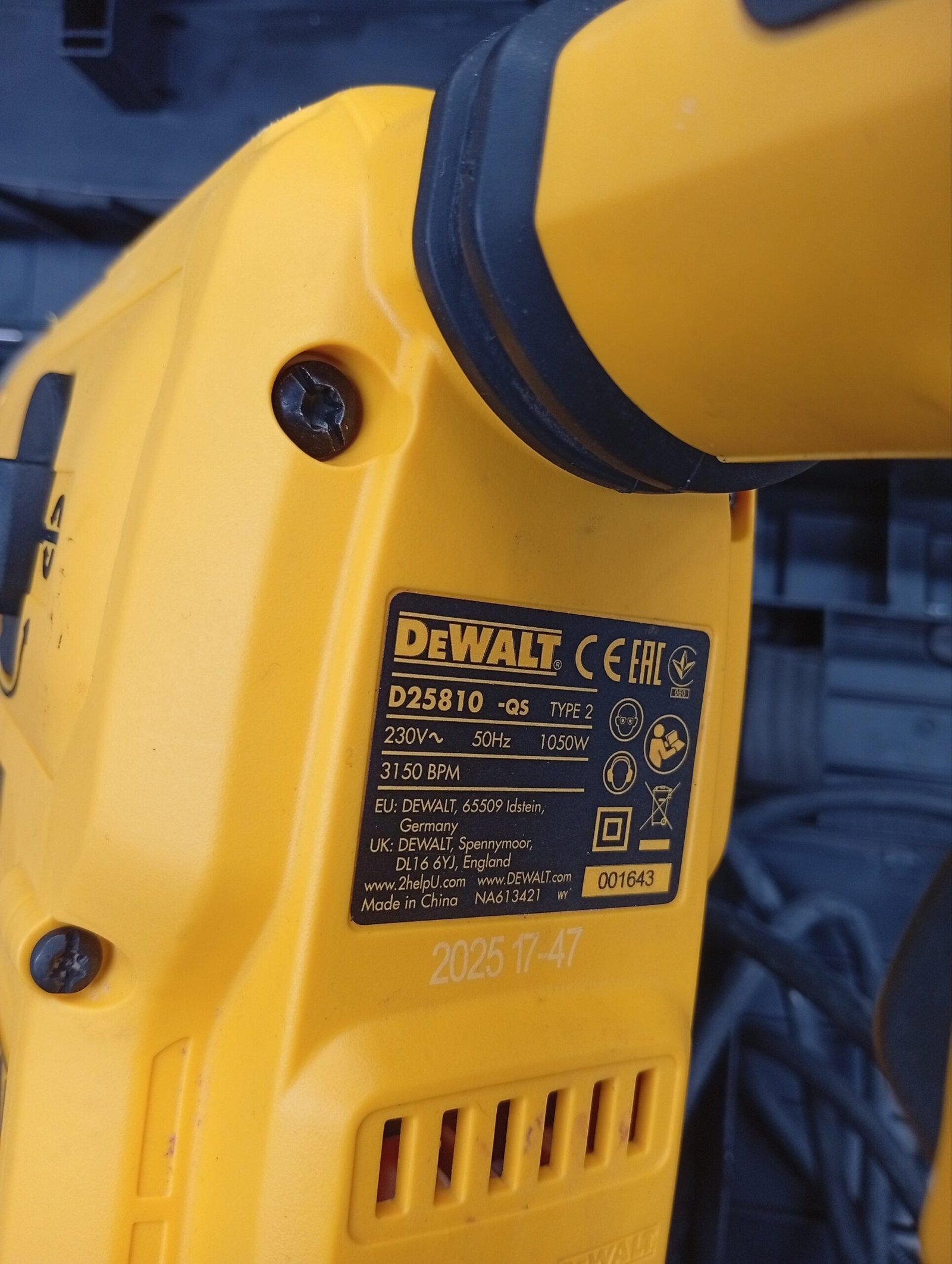 Martillo demoledor - D25810K-QS - DeWalt. - Imagen 3