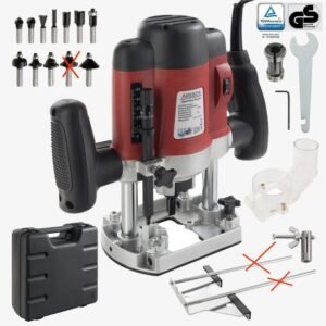 Fresadora - 11 piezas - Arebos.