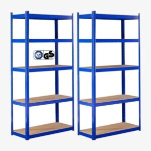 Arebos 2 Estanterías 180X90X30 Azules