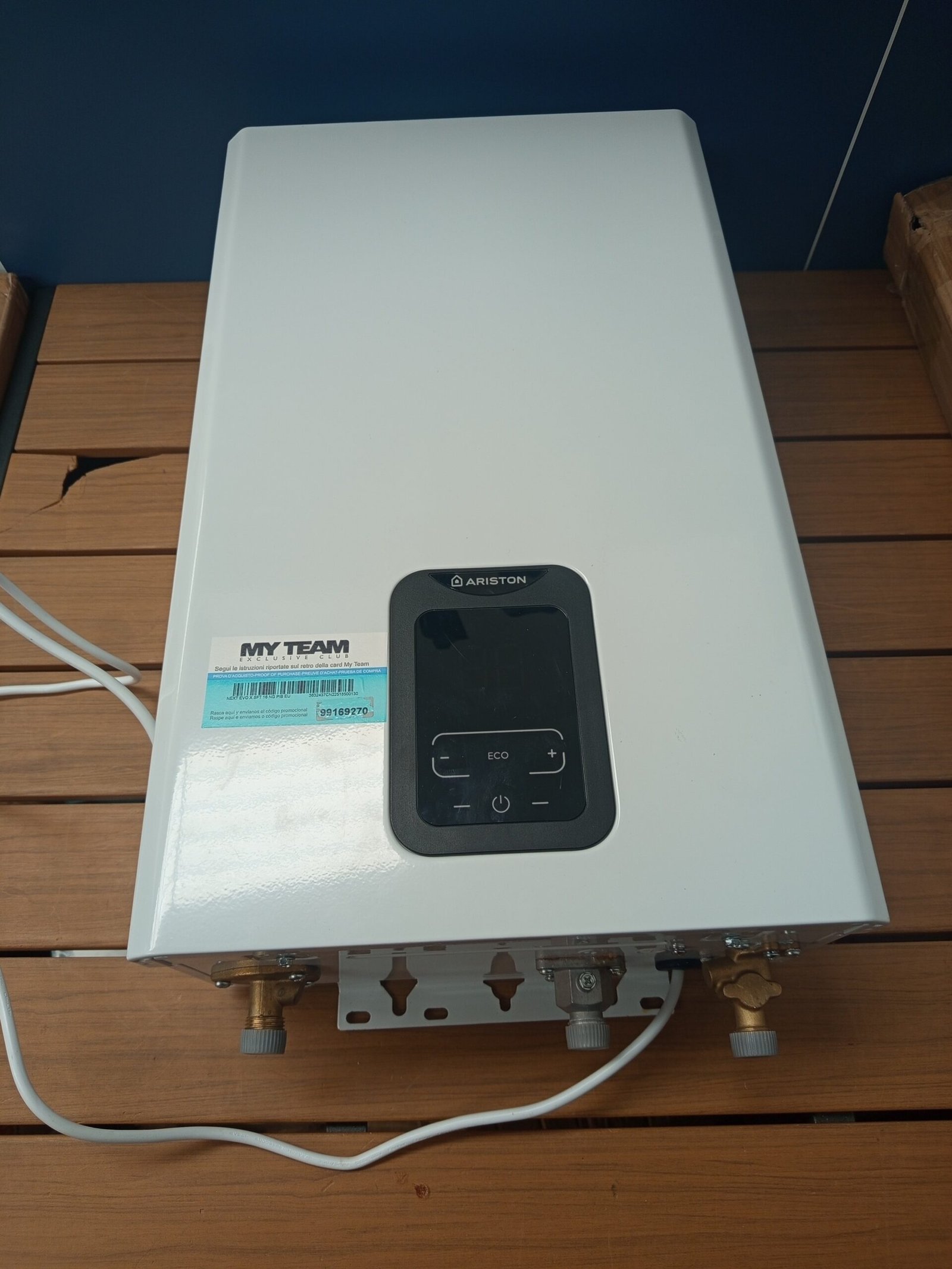 Ariston Next Evo X - Calentador de Agua 16L/min Bajo Consumo, Calentador Gas - Imagen 4