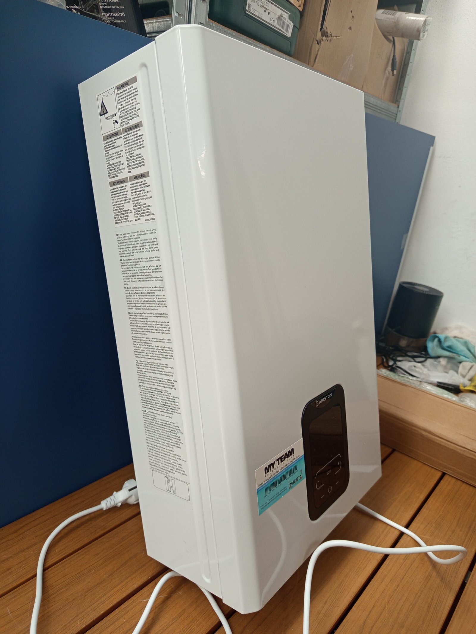 Ariston Next Evo X - Calentador de Agua 16L/min Bajo Consumo, Calentador Gas - Imagen 6