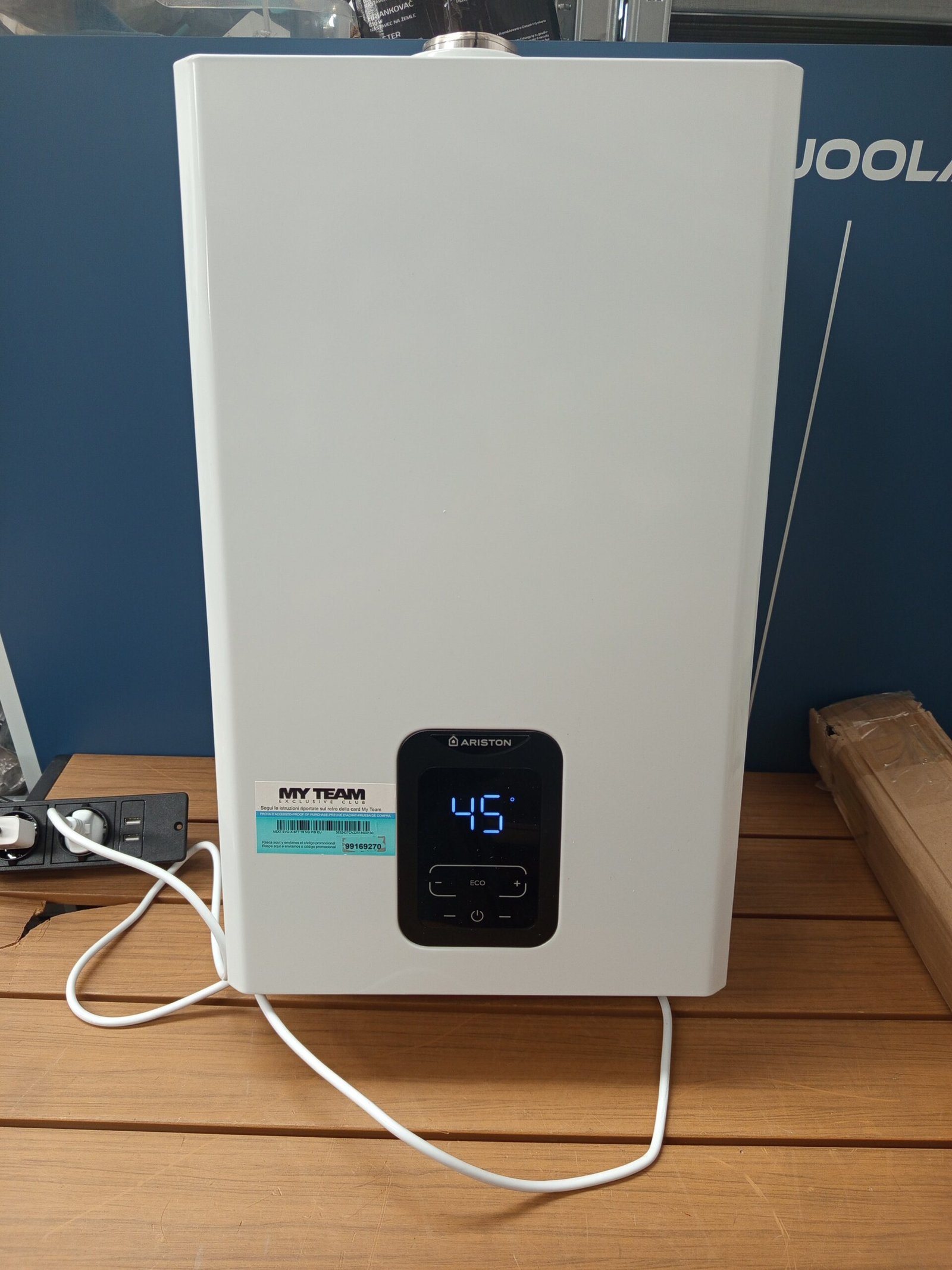 Ariston Next Evo X - Calentador de Agua 16L/min Bajo Consumo, Calentador Gas - Imagen 3