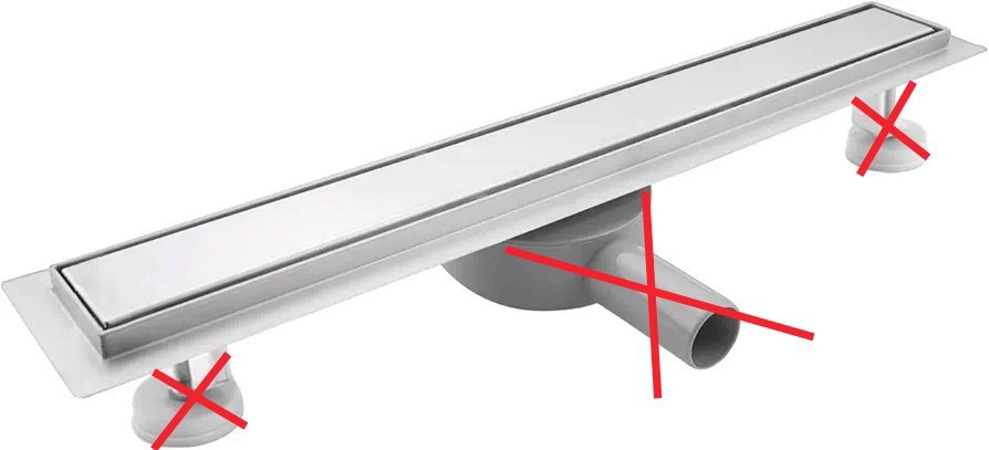 Canaleta de Ducha 120cm - SaniteModar