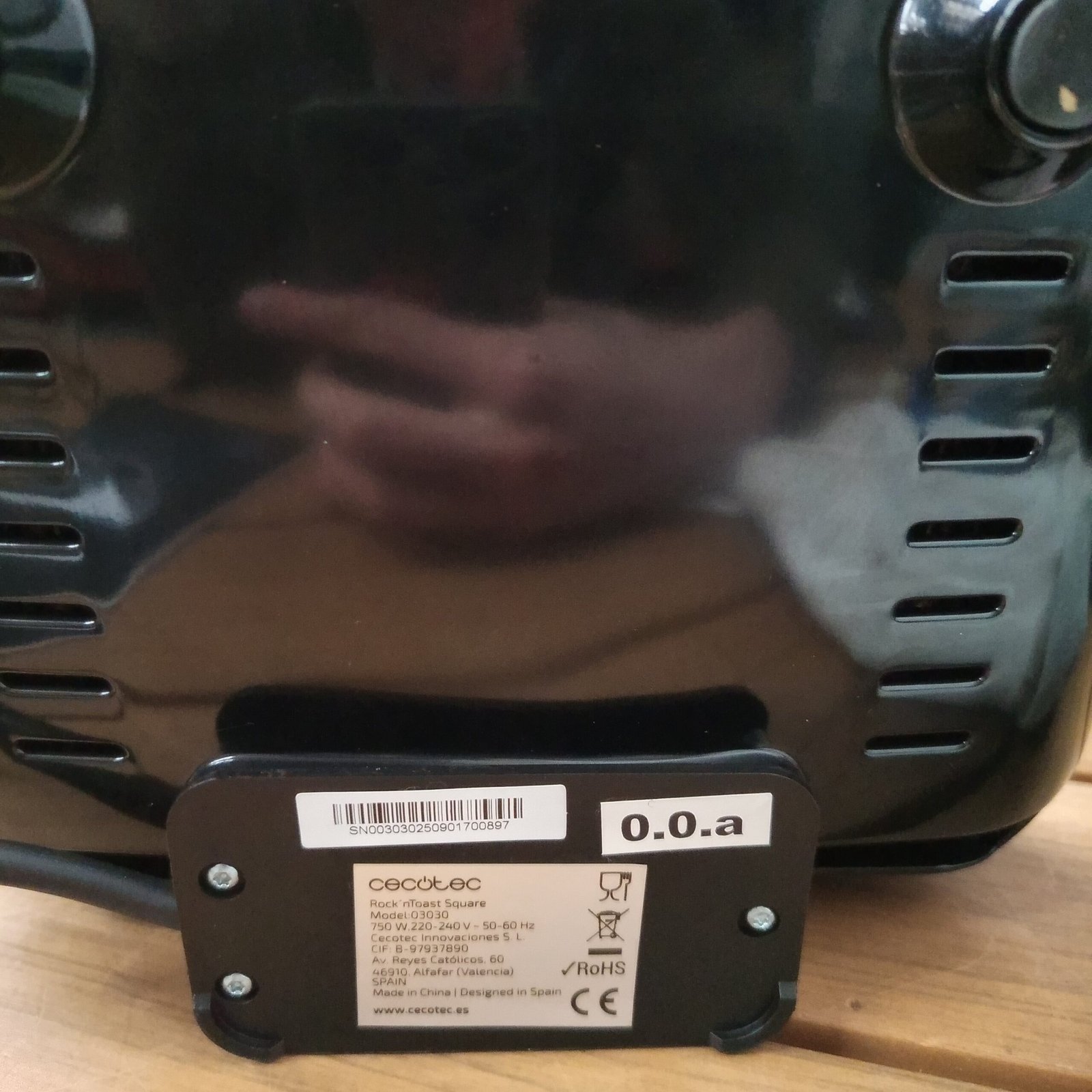 Sandwichera - Rock’nToast Square - CECOTEC - Imagen 5