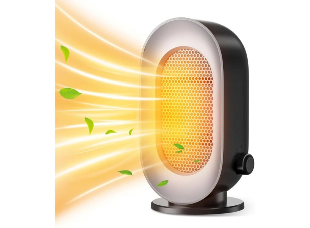 Calefactor Eléctrico Bajo Consumo 600W con termostato,3.