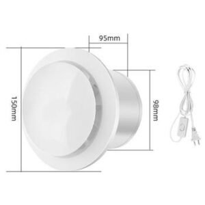 Extractor de aire de 100 mm 130 m³/h.