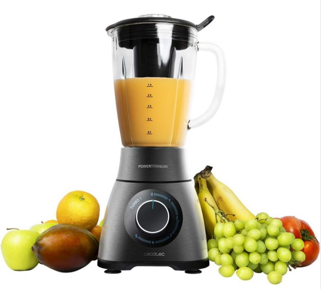 Cecotec Batidora de Vaso Power Black Titanium 2500MAX PerfectMix. - Imagen 2