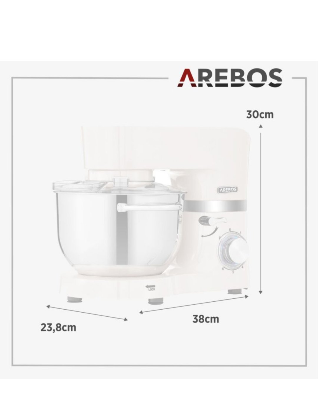 Robot de cocina 2 en 1 - Arebos - Imagen 2