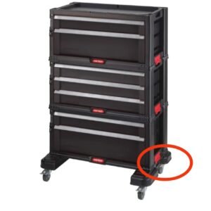 Keter- Carro de herramientas con 7 cajones.