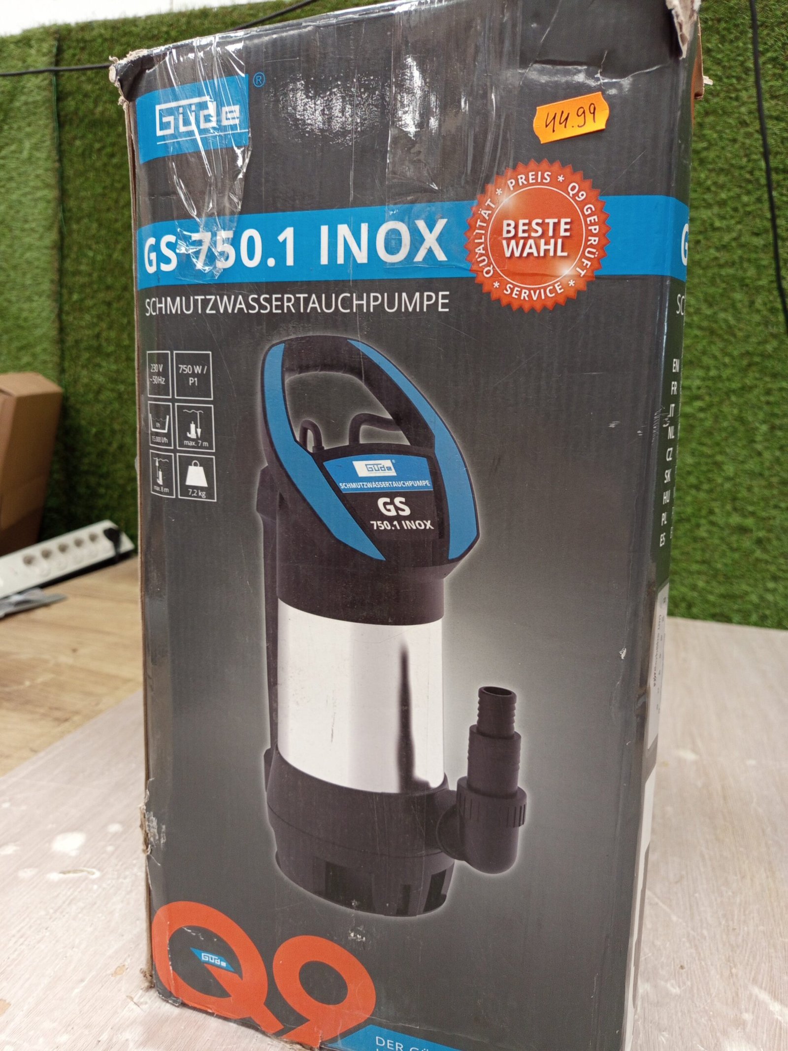 Güde INOX - Bomba sumergible para aguas. - Imagen 4