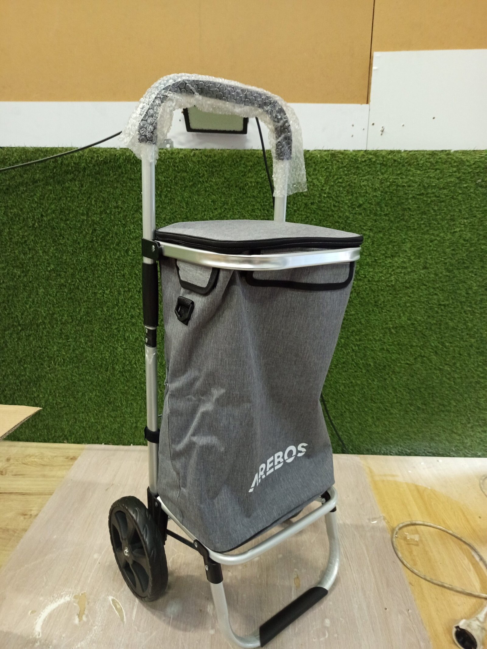 Aribos carrito de la compra 3en1 gris - Imagen 5