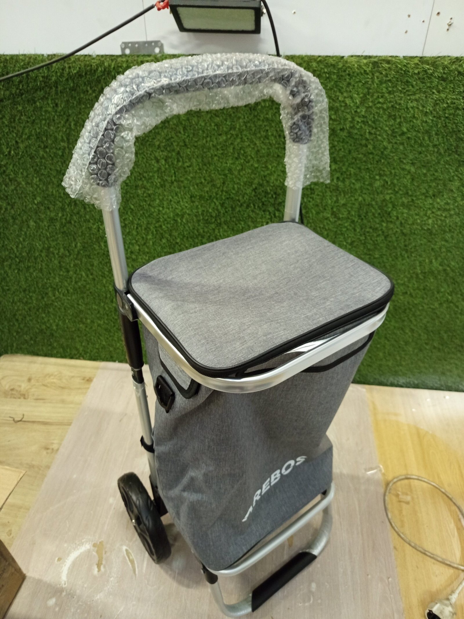 Aribos carrito de la compra 3en1 gris - Imagen 8