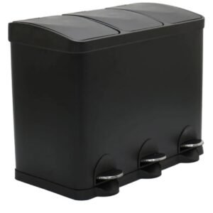 Amig - Cubo de Basura Triple con Pedales