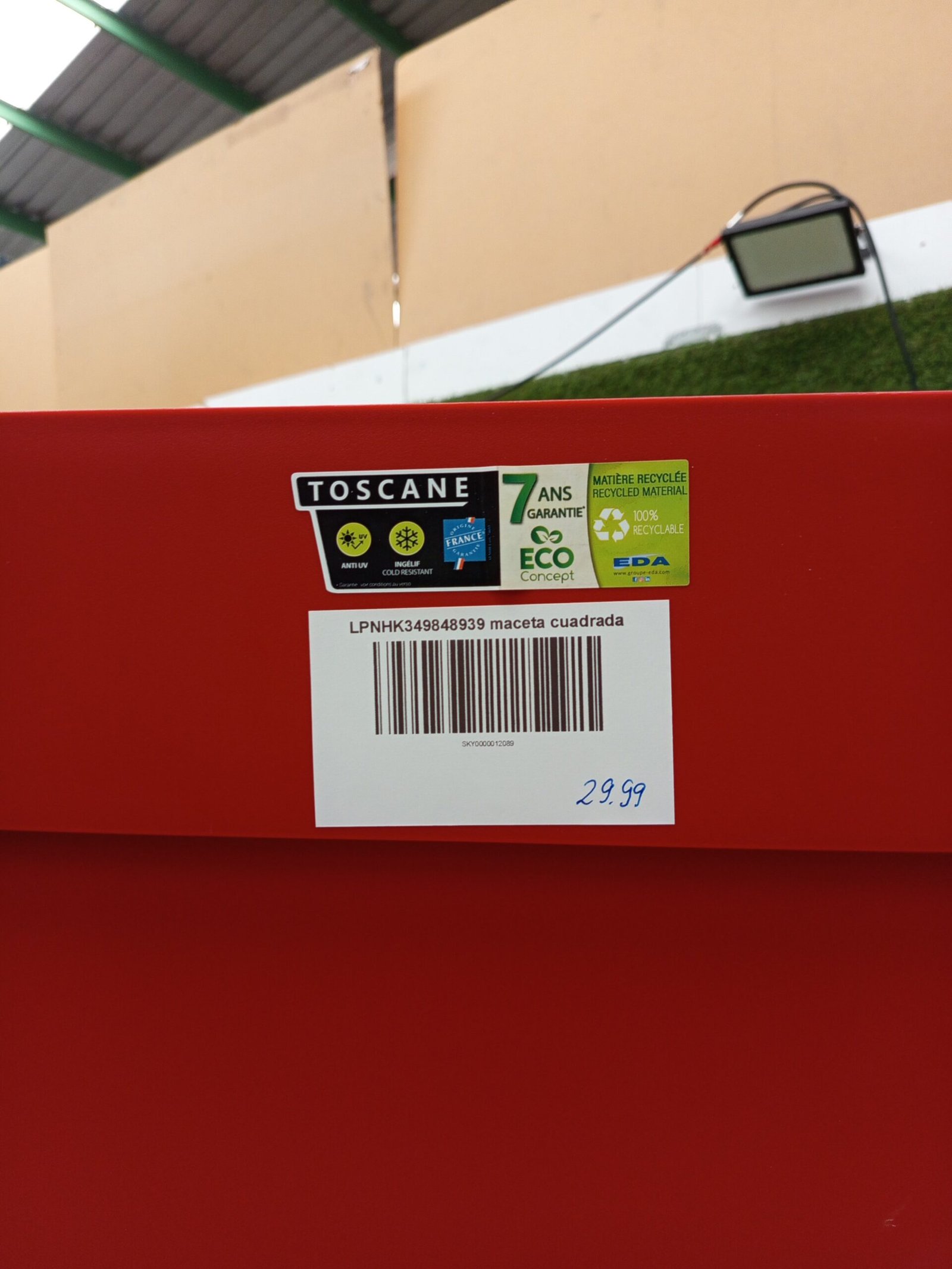 EDA Toscana - Maceta Cuadrada - Imagen 2