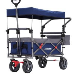 Carretilla plegable Arebos Premium con techo