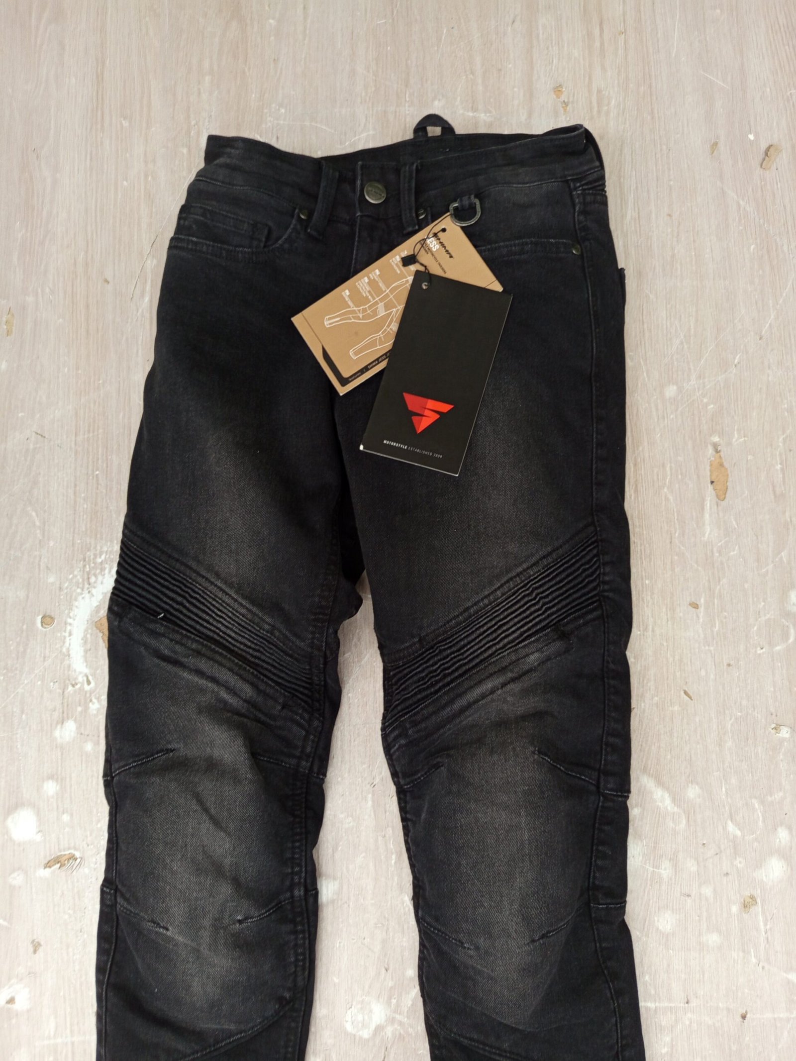 SHIMA Jess Mujer Negro Tejanos de Moto - Imagen 6