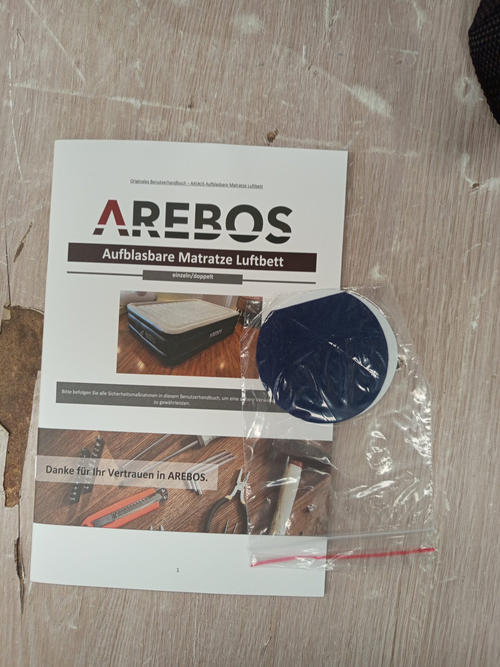 Arebos Colchón Hinchable blanco - Imagen 7