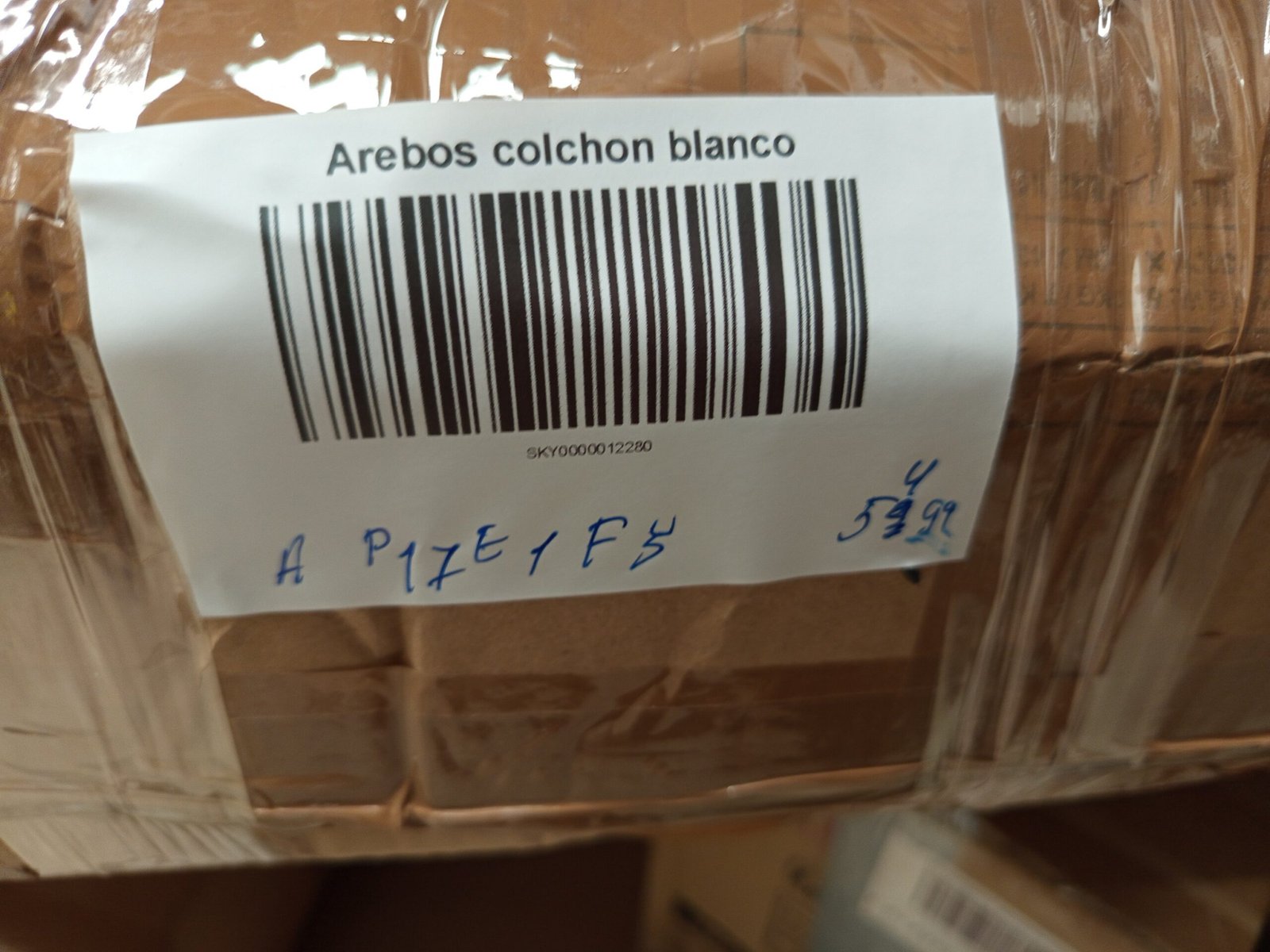 Arebos Colchón Hinchable blanco - Imagen 2