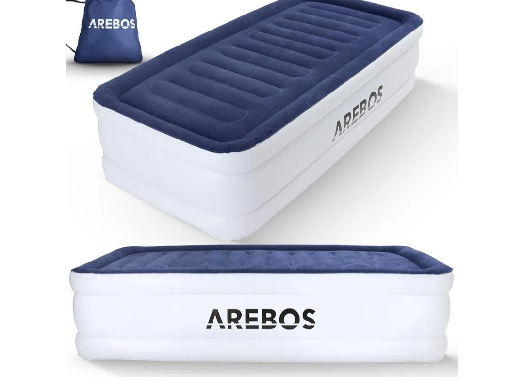 Arebos Colchón Hinchable blanco