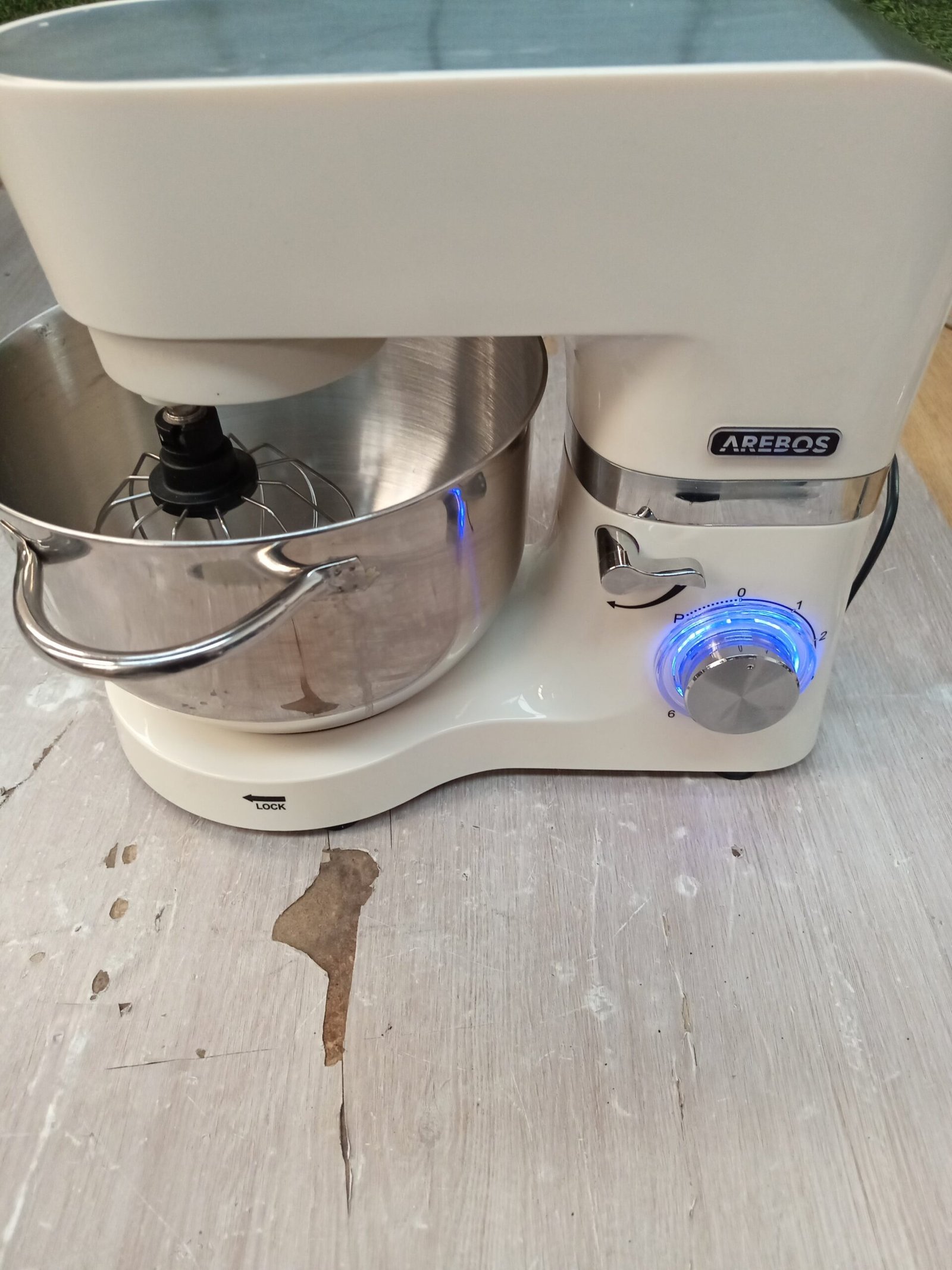 Arebos Batidora Amasadora Multifunción color crema - Imagen 8